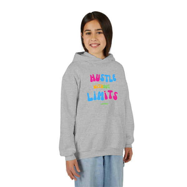 Hustle Mode Youth Heavy Blend Hooded Hoodie - Hustle Without Limits
