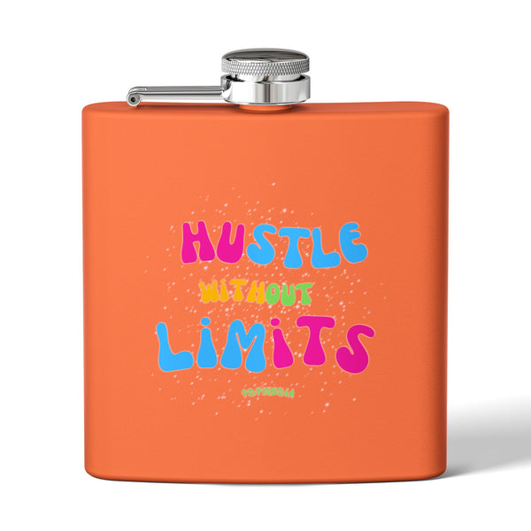 Flask, Hustle Mode - Stainless Steel 6oz (Without Limits)