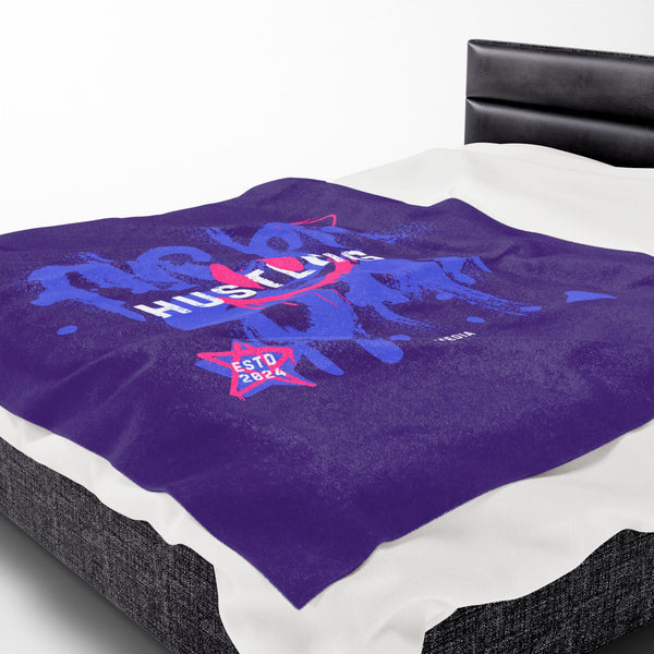 Hustle Mode Plush Blanket - Never Stop