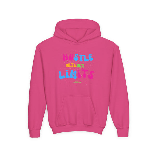 Hustle Mode Youth Heavy Blend Hooded Hoodie - Hustle Without Limits