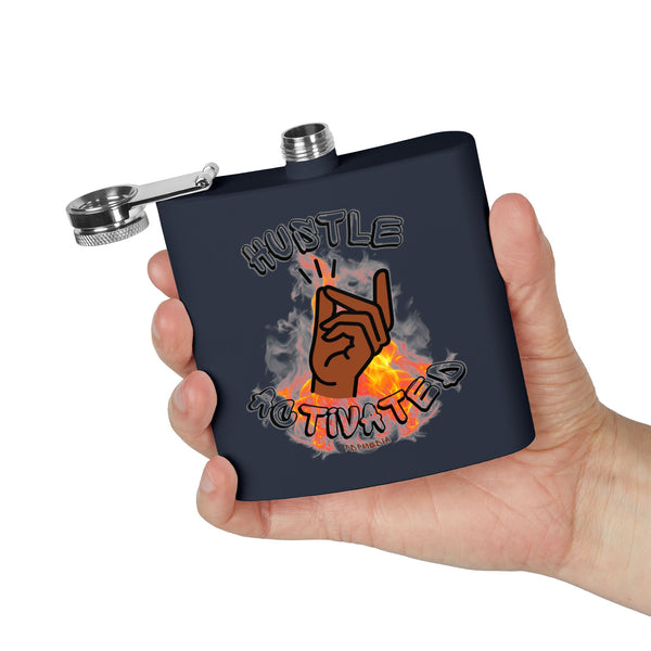Flask, Hustle Mode - Stainless Steel 6oz (Hustle Activated)