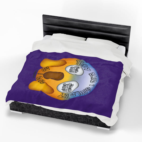 Hustle Mode Plush Blanket - They Said I Couldn't