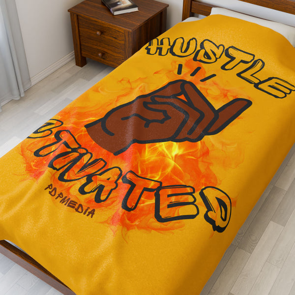 Hustle Mode Plush Blanket - Activated