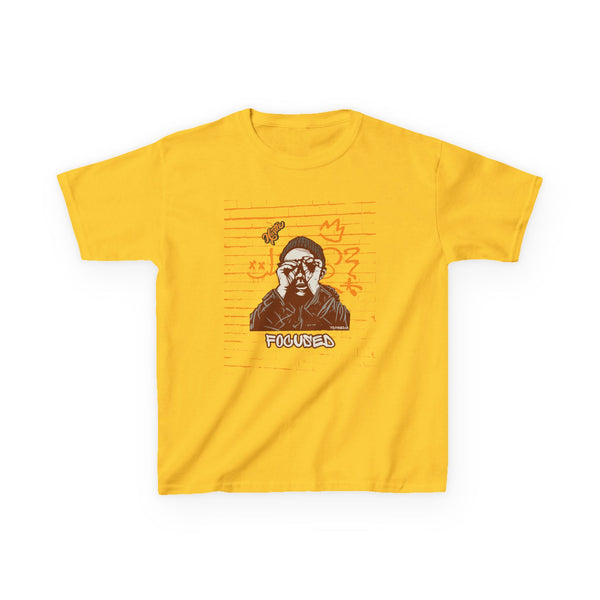 Kids Hustle Mode Tee - Focused