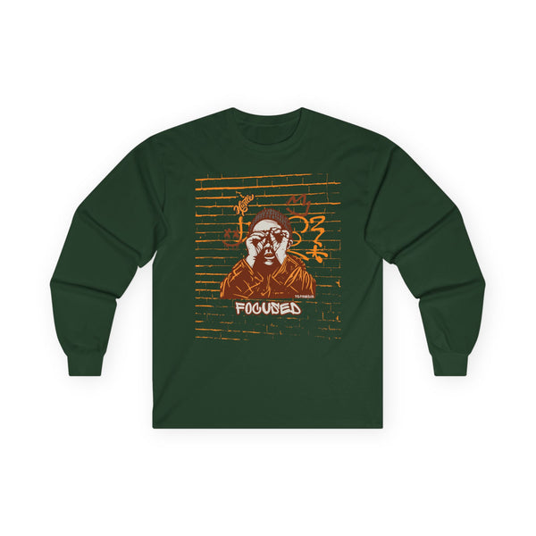 Hustle Mode Long Sleeve - Focused Brown Crown