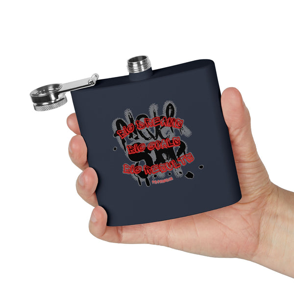 Flask, Hustle Mode - Stainless Steel 6oz (Big Dreams)
