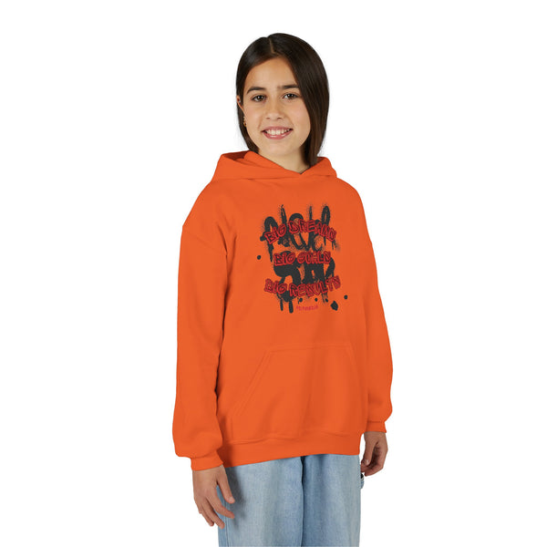 Hustle Mode (Kids) Youth Heavy Blend Hooded Hoodie - Big Dreams