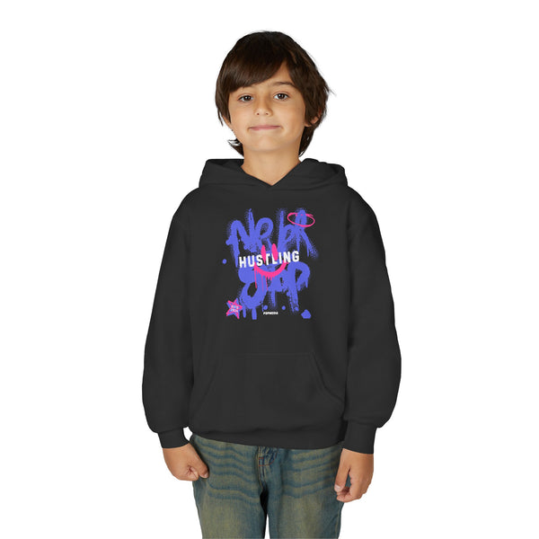 Hustle Mode (Kids) Youth Heavy Blend Hooded Hoodie - Never Stop