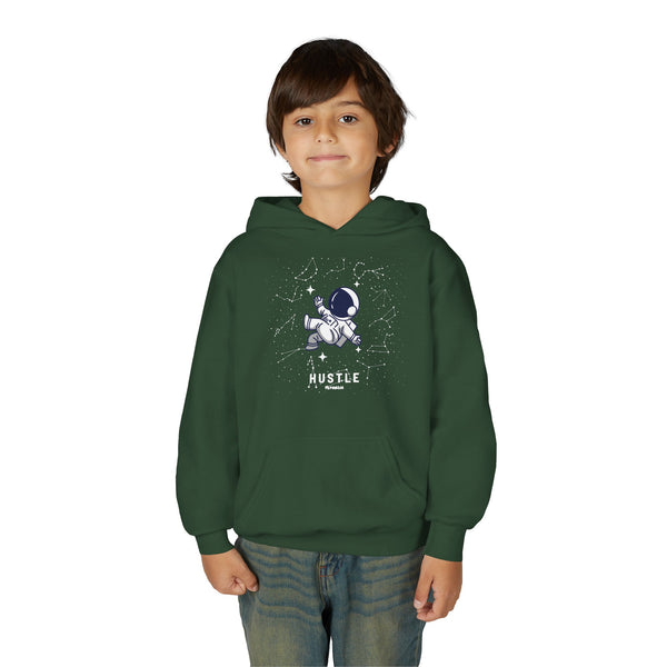 Hustle Mode (Kids) Youth Heavy Blend Hooded Hoodie - Astronaut