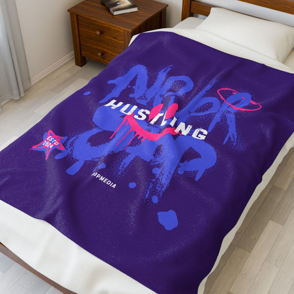 Hustle Mode Plush Blanket - Never Stop