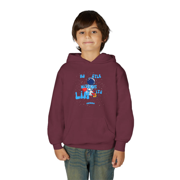Hustle Mode (Kids) Youth Heavy Blend Hooded Hoodie - Without Limits