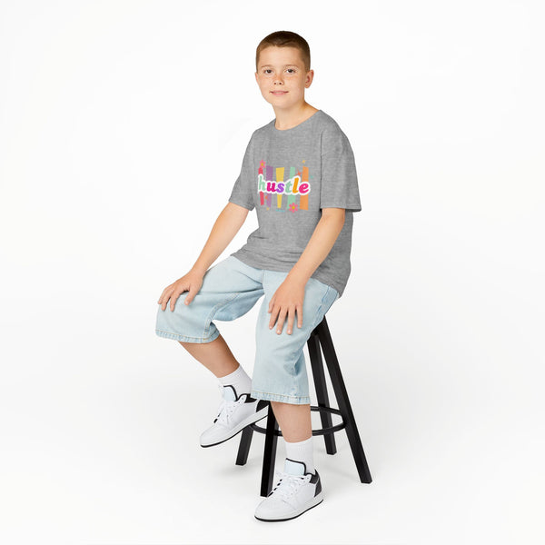Kids Hustle Mode Tee - Pastel Hustle