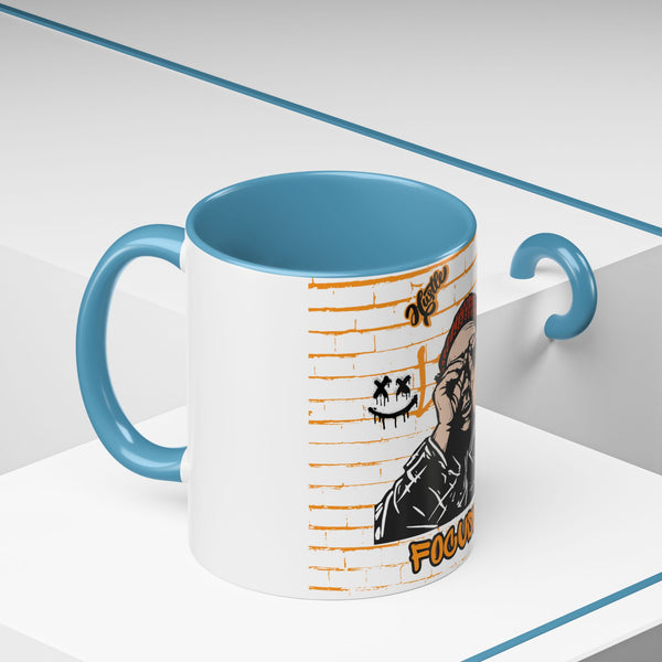 Hustle Mode Coffee Mug - Focused Black Crown (11, 15oz) (Gift)