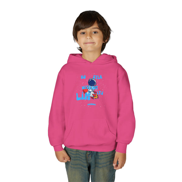 Hustle Mode (Kids) Youth Heavy Blend Hooded Hoodie - Without Limits