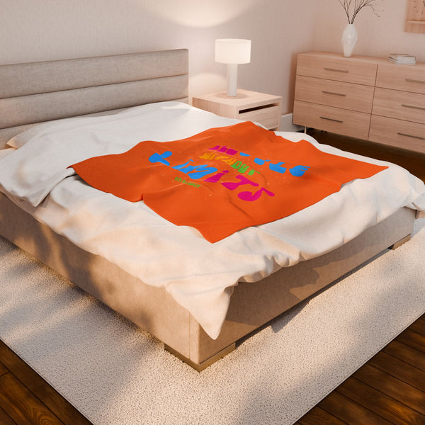 Hustle Mode Plush Blanket - Hustle Without Limits