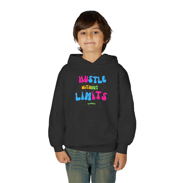 Hustle Mode Youth Heavy Blend Hooded Hoodie - Hustle Without Limits