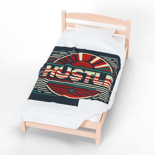 Hustle Mode Plush Blanket - Retro Sports
