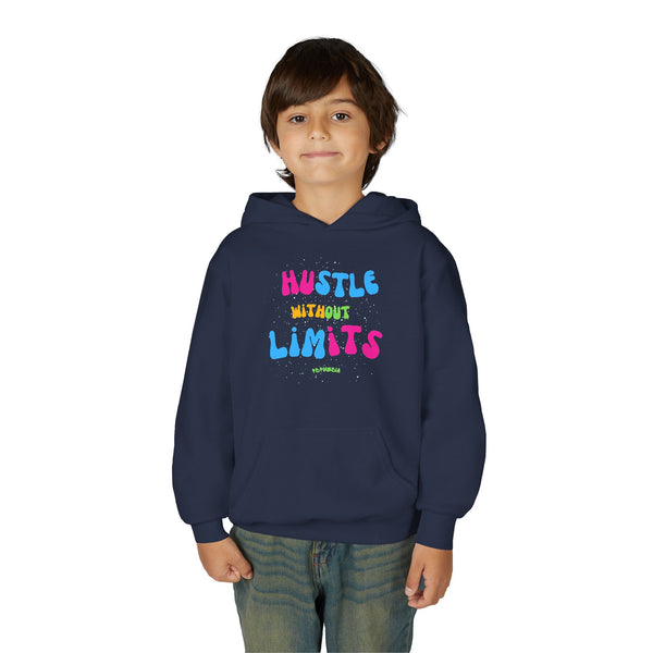 Hustle Mode Youth Heavy Blend Hooded Hoodie - Hustle Without Limits