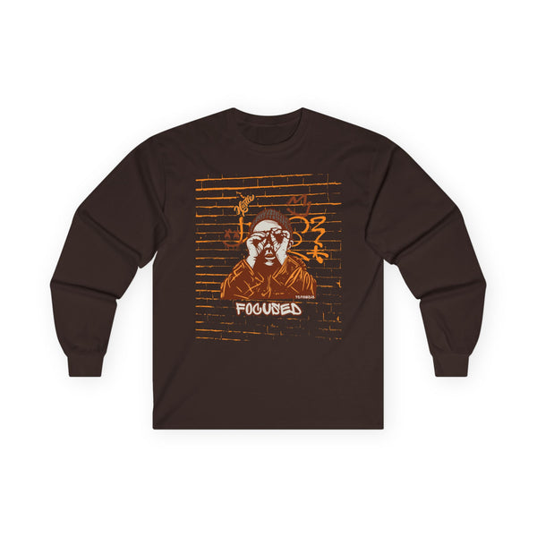 Hustle Mode Long Sleeve - Focused Brown Crown