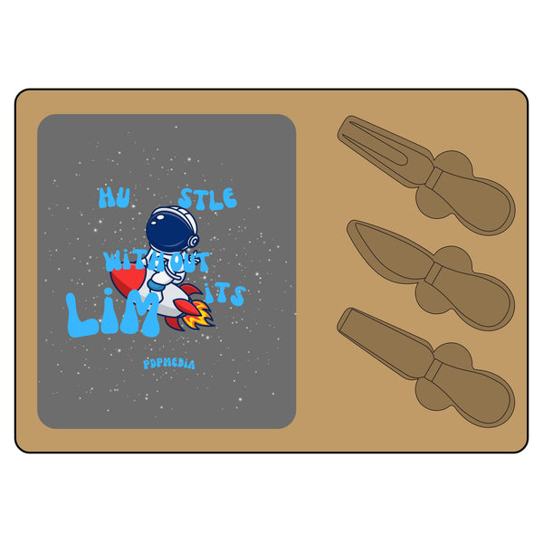 Charcuterie Board - Hustle Without Limits (Engraving) - Hosting Experience Upgrade Acacia Wood Slate Cheese Lovers Entertaining Statement Piece