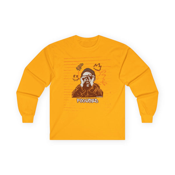 Hustle Mode Long Sleeve - Focused Brown Crown