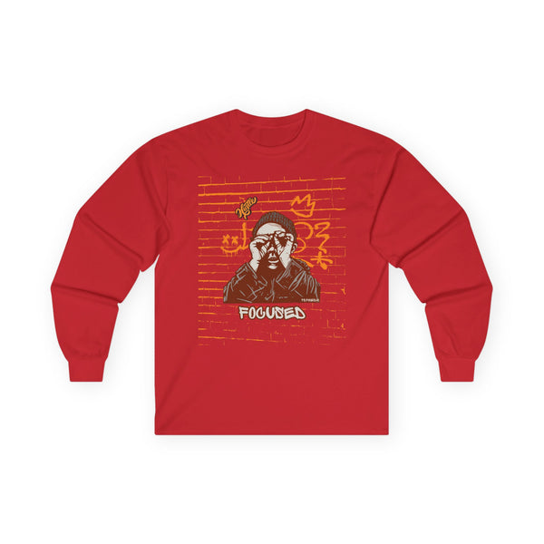 Hustle Mode Long Sleeve - Focused Yellow Crown