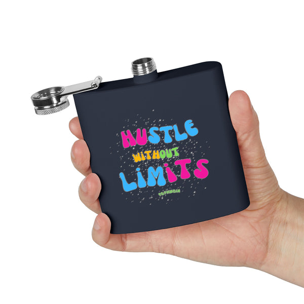 Flask, Hustle Mode - Stainless Steel 6oz (Without Limits)
