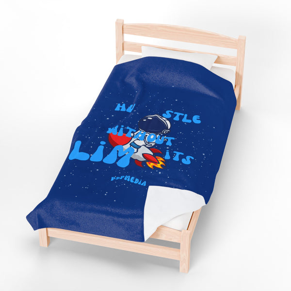 Hustle Mode Plush Blanket - Without Limits