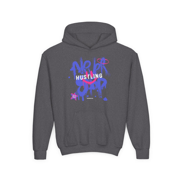 Hustle Mode (Kids) Youth Heavy Blend Hooded Hoodie - Never Stop