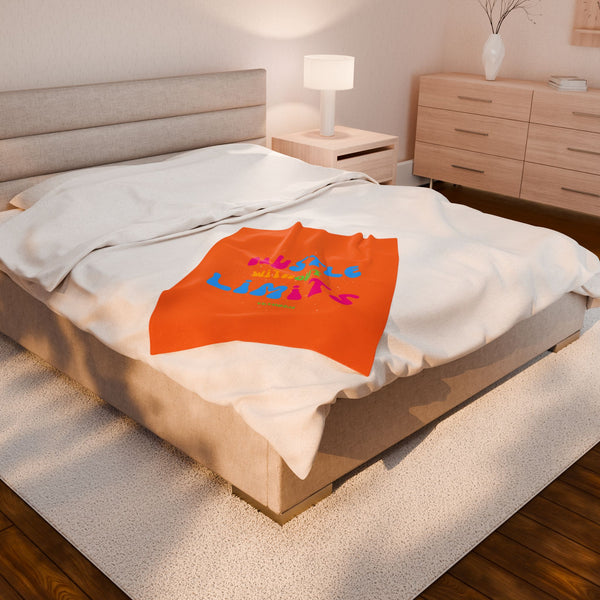 Hustle Mode Plush Blanket - Hustle Without Limits