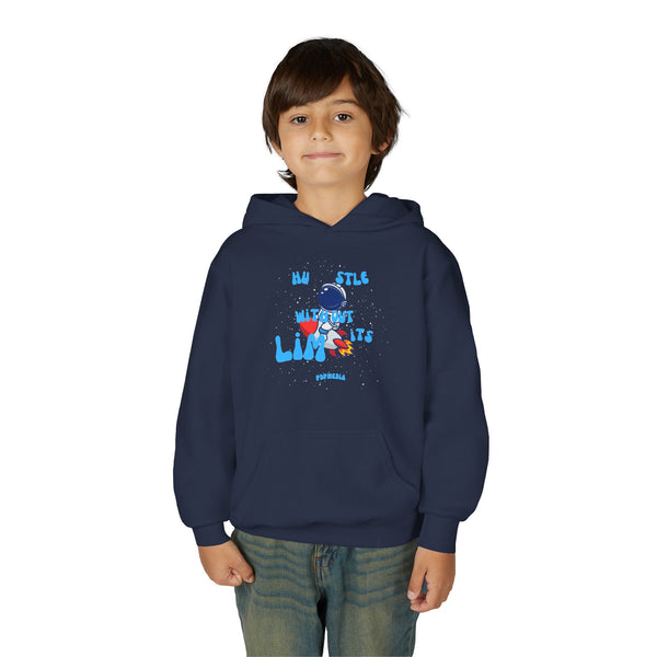 Hustle Mode (Kids) Youth Heavy Blend Hooded Hoodie - Without Limits