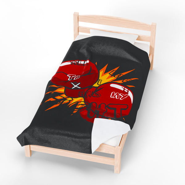 Hustle Mode Plush Blanket - All My Life