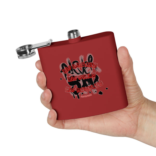 Flask, Hustle Mode - Stainless Steel 6oz (Big Dreams)