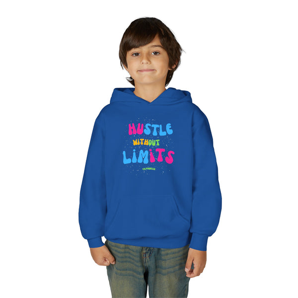 Hustle Mode Youth Heavy Blend Hooded Hoodie - Hustle Without Limits