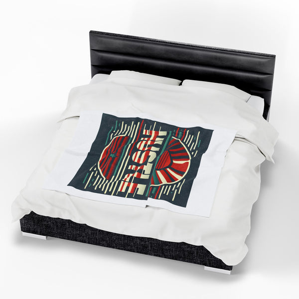 Hustle Mode Plush Blanket - Retro Sports