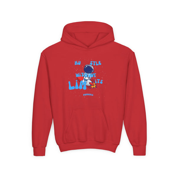 Hustle Mode (Kids) Youth Heavy Blend Hooded Hoodie - Without Limits