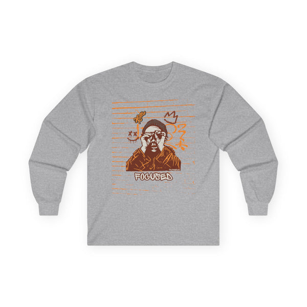 Hustle Mode Long Sleeve - Focused Brown Crown