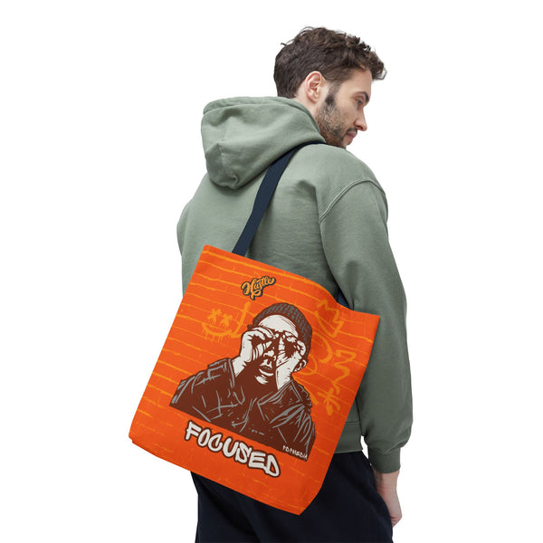 Hustle Mode Tote Bag - Focused Yellow Crown