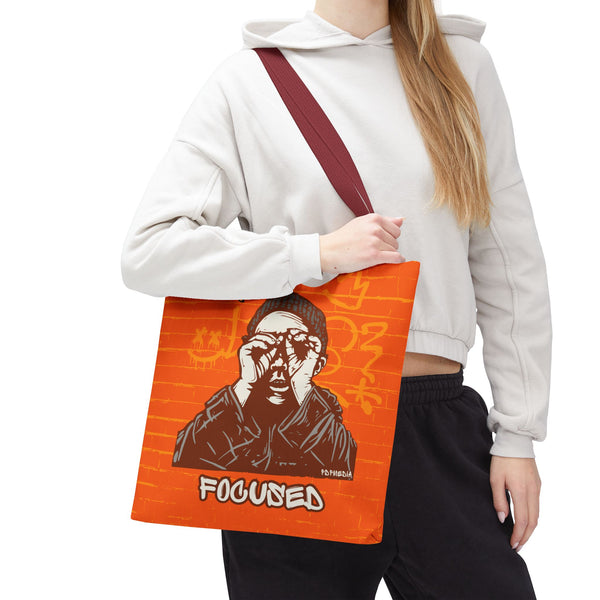 Hustle Mode Tote Bag - Focused Yellow Crown