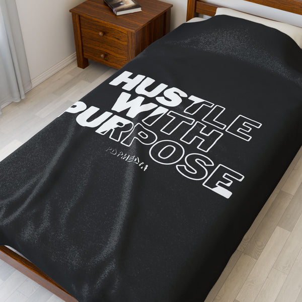 Hustle Mode Plush Blanket - Hustle With Purpose