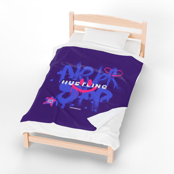 Hustle Mode Plush Blanket - Never Stop