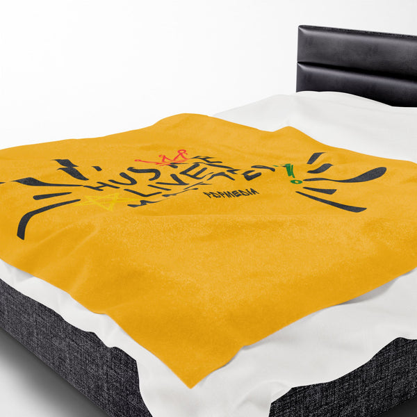 Hustle Mode Plush Blanket - Hustle Lives Matter