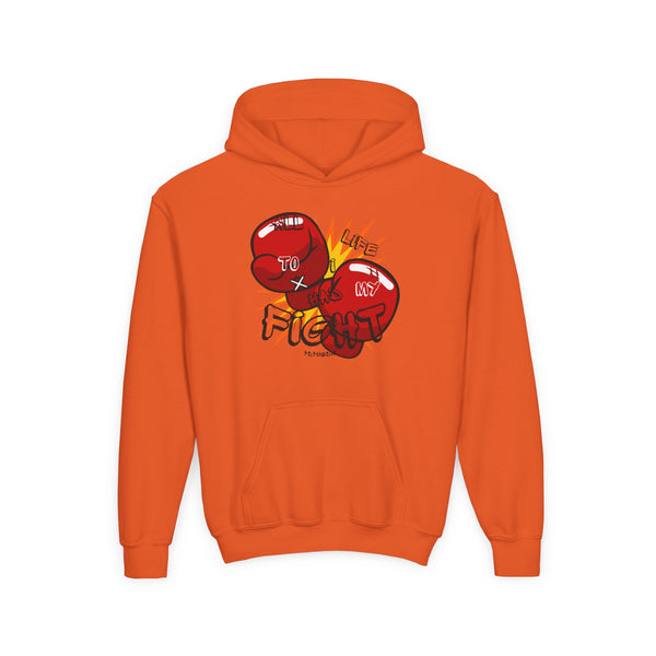 Hustle Mode (Kids) Youth Heavy Blend Hooded Hoodie - All My Life