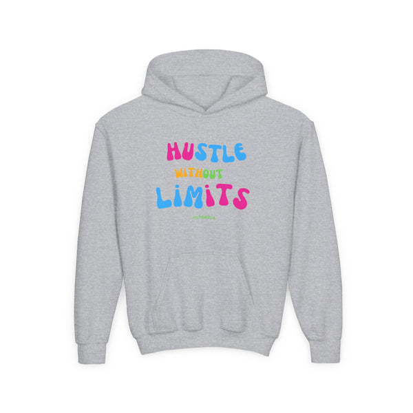 Hustle Mode Youth Heavy Blend Hooded Hoodie - Hustle Without Limits