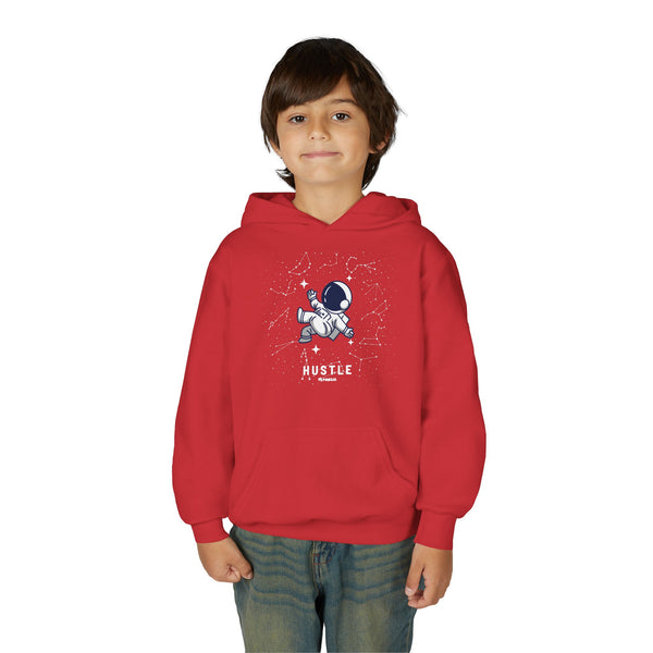 Hustle Mode (Kids) Youth Heavy Blend Hooded Hoodie - Astronaut