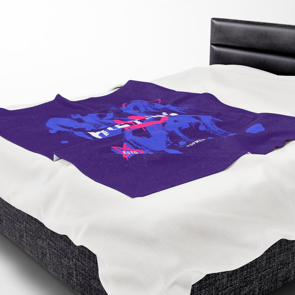 Hustle Mode Plush Blanket - Never Stop