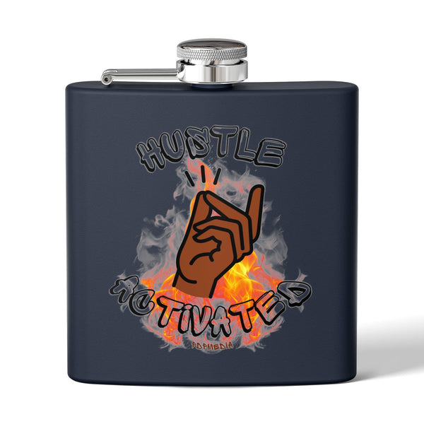 Flask, Hustle Mode - Stainless Steel 6oz (Hustle Activated)