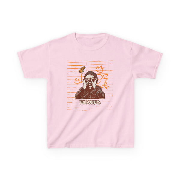 Kids Hustle Mode Tee - Focused