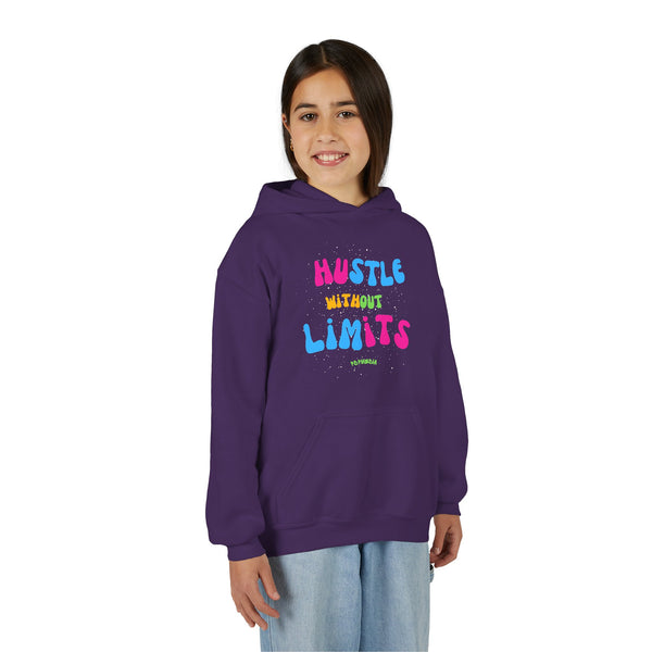 Hustle Mode Youth Heavy Blend Hooded Hoodie - Hustle Without Limits