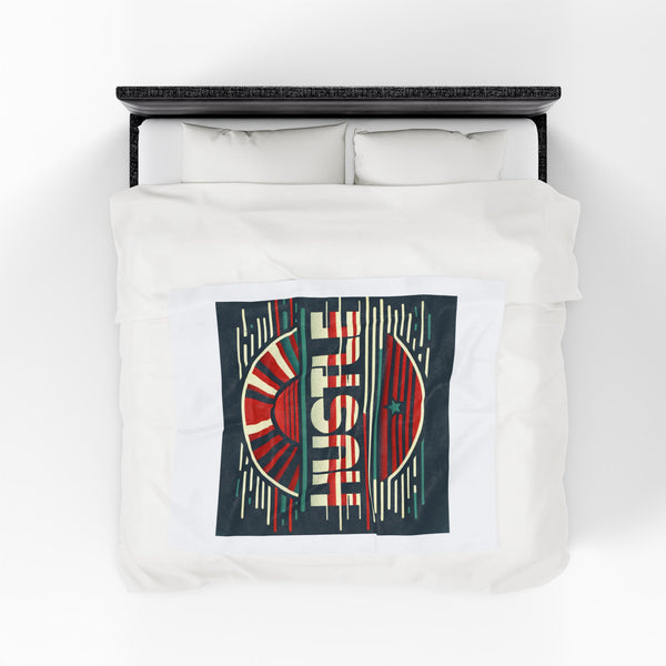 Hustle Mode Plush Blanket - Retro Sports